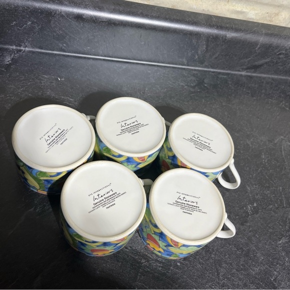 PTS International Interiors Fantasia Cups Set Of 5 - Picture 4 of 7